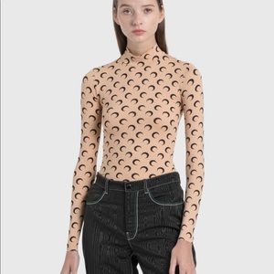 Marine Serre second skin top